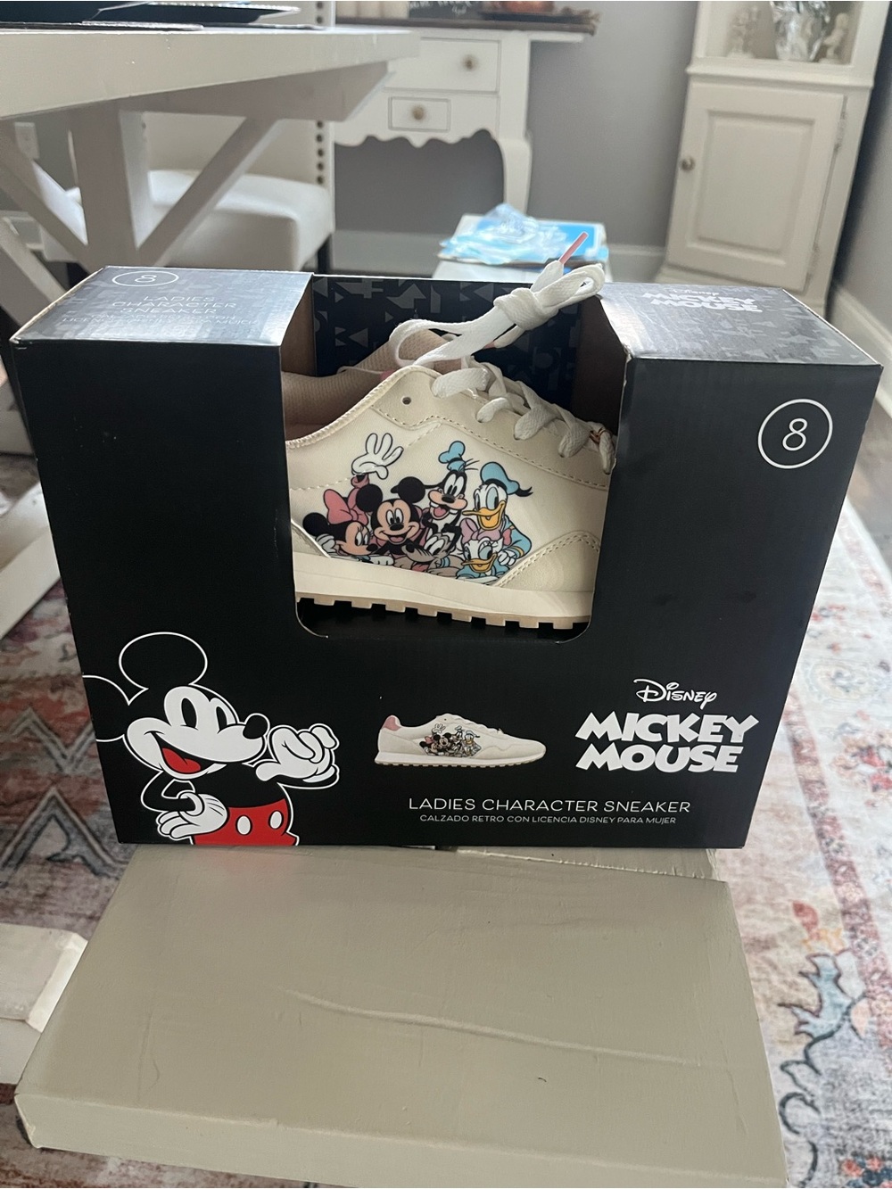 Disney women’s sneakers size 8
